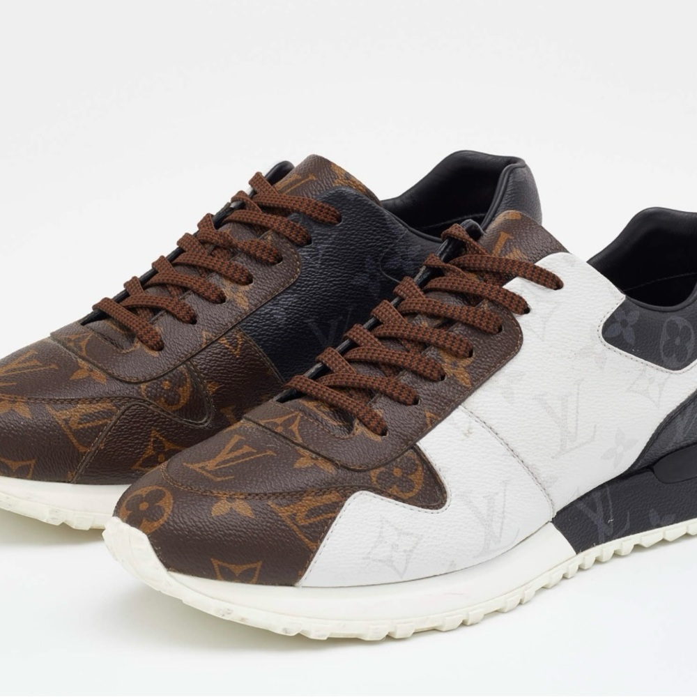 Louis Vuitton Tri-Color Monogram Canvas Run Away Low Top Sneakers